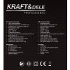Kraft-Dele KD10643 — Akumulátorová řetězová pila 2×21V 4Ah + sada příslušenství XXL