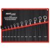 Kraft&Dele KD10927 – Sada oboustranných očkových klíčů, 12 ks (6–32 mm)