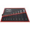 Kraft&Dele KD10929 – Sada oboustranných očkových klíčů 10 ks (6×7 až 30×32 mm)