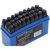 Kraft&Dele KD11205 – Ruční raznice písmen a značek 8 mm, sada 27 ks