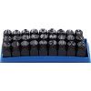 Kraft&Dele KD11205 – Ruční raznice písmen a značek 8 mm, sada 27 ks