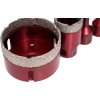 Kraft&Dele KD11219 — Sada diamantových korunových vrtáků 5 ks (6–68 mm, M14, adaptér 3/8 HEX)