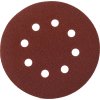 Brusný papír 50 ks – kotouč 125 mm P36 se suchým zipem Kraft&Dele KD11806