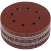 Brusný papír 50 ks – kotouč 125 mm P36 se suchým zipem Kraft&Dele KD11806