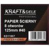 45483 2 57963 2 brusny papir 50 ks kotouc 125 mm p40 se suchym zipem kd11807