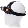 Čelová svítilna Kraft&Dele KD1245 — Cree T6 LED, dosvit 500 m, IPX45, 4 režimy, zoom