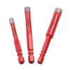 61146 2 sada diamantovych vrtaku do dlazby 3 kusy hex 6 8 10 mm kd12645