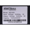Záložní zdroj UPS 1500VA LCD Kraft&Dele KD1929