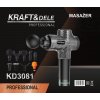 Kraft&Dele Masážní přístroj 125 W 9 nástavců KD3081