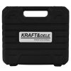 Akumulátorová úhlová bruska 2×12 V Kraft&Dele KD3161 – bezuhlíkový motor, PROFI SET