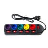 47670 10 60597 10 prodluzovaci kabel 1 5 m 5 zasuvek bily kd4000