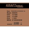 Pískovačka sifónová 19 l s příslušenstvím Kraft&Dele KD5879