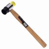 58632 1 gumovy plastovy kladivo 30 mm s drevenou rukojeti kd903