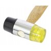 58632 9 gumovy plastovy kladivo 30 mm s drevenou rukojeti kd903