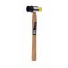 58635 4 gumovy plastovy kladivo 35 mm s drevenou rukojeti kd904