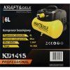 Bezolejový kompresor 6 l 8 bar KD1415