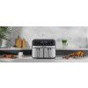 117552 14 bezolovnata friteza airfryer 9 l 2500 w s dvojitymi komorami a lcd displejem