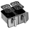 55047 4 117552 4 bezolovnata friteza airfryer 9 l 2500 w s dvojitymi komorami a lcd displejem