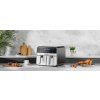 117552 16 bezolovnata friteza airfryer 9 l 2500 w s dvojitymi komorami a lcd displejem