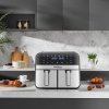 55047 4 117552 4 bezolovnata friteza airfryer 9 l 2500 w s dvojitymi komorami a lcd displejem