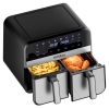 55047 9 117552 9 bezolovnata friteza airfryer 9 l 2500 w s dvojitymi komorami a lcd displejem