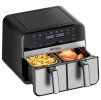 117552 8 bezolovnata friteza airfryer 9 l 2500 w s dvojitymi komorami a lcd displejem