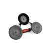 56940 2 drzak prisavka na sklo alu 3x125 mm 190 kg 12