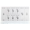 Kraft&Dele KD10507 – Mazací hlavice (kalamity a maznice), sada 110 ks, závity M6/M8/M10