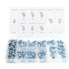 Kraft&Dele KD10507 – Mazací hlavice (kalamity a maznice), sada 110 ks, závity M6/M8/M10