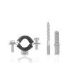 60207 1 kovova objimka s gumou pro trubky 3 8 15 19 mm 200