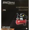 Olejový kompresor 24 l Kraft&Dele KD400