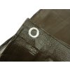65157 1 plachta 3x3 m extra silna hneda 200g 8