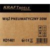 Pneumatická hadice svinutá 20 m Kraft&Dele KD1461