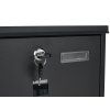 66075 6 postovni schranka 34x30 7x10cm cerna 5