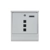 66078 3 postovni schranka 34x30 7x10cm seda 5