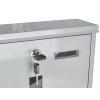 66078 4 postovni schranka 34x30 7x10cm seda 5