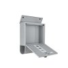 66078 2 postovni schranka 34x30 7x10cm seda 5
