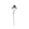 66342 6 prodluzovaci kabel bila napajeci lista 3 zasuvky 5 m 40