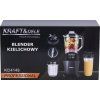 Profesionální stolní blender Kraft-Dele 1850 W s více nádobami a LED displejem