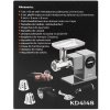 Kraft&Dele KD4148 — Profesionální masomlýnek 2500 W s dotykovým panelem a příslušenstvím
