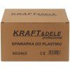 74064 11 profesionalni plastova spawarka kd3463 s pajeckou a horkovzdusnou stanici