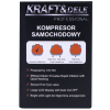 Přenosný automobilový kompresor 12 V s LCD displejem a LED svítilnou Kraft&Dele KD3442