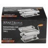 Kraft&Dele KD4127 – Ruční stroj na těstoviny 3v1, nerezový design