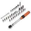 Kraft&Dele KD11394 – Sada dynamometrického klíče 1/4″ 5–25 Nm, 32 dílů