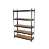 69882 3 skladovy regal cerny 180x40x120cm 280kg zesileny 1