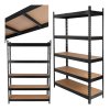 69882 skladovy regal cerny 180x40x120cm 280kg zesileny 1