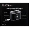 Toster Kraft&Dele KD4156 – 1000 W, 2 sloty, nerezová ocel