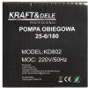 73992 10 vysoce efektivni obehova pumpa kraft dele kd802 25 6 180