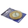 122841 drateny kartac kotoucovy mosazny 100 mm s trnem 10 x 120 mm geko