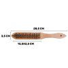123738 1 drateny kartac na rez cerny 5 rad drevo 12 x 120 mm geko